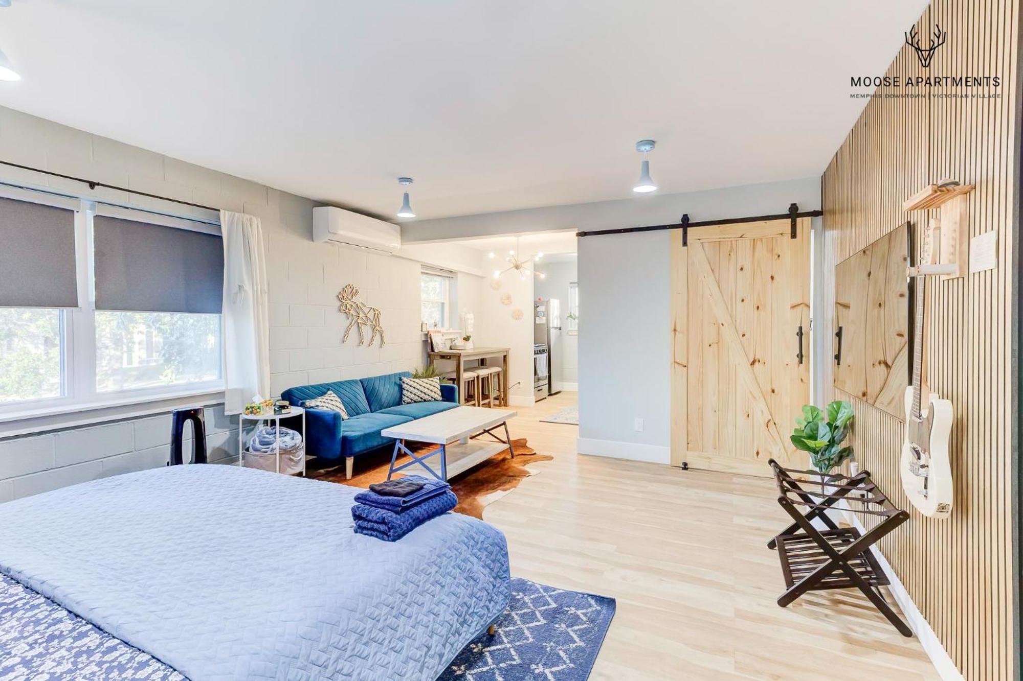 ממפיס The Moose #7 - Instaworthy Studio With Amazing Views, Free Parking & Heated King Bed מראה חיצוני תמונה