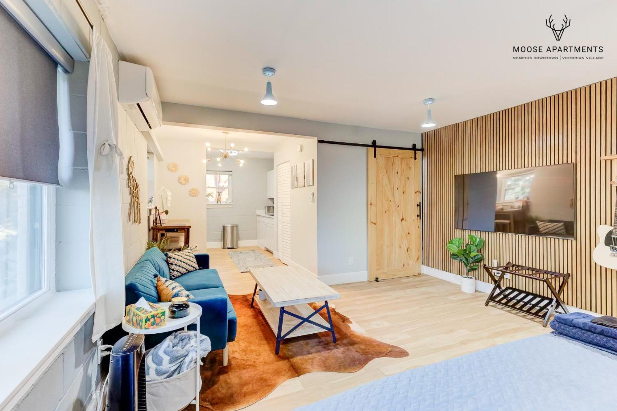 ממפיס The Moose #7 - Instaworthy Studio With Amazing Views, Free Parking & Heated King Bed מראה חיצוני תמונה