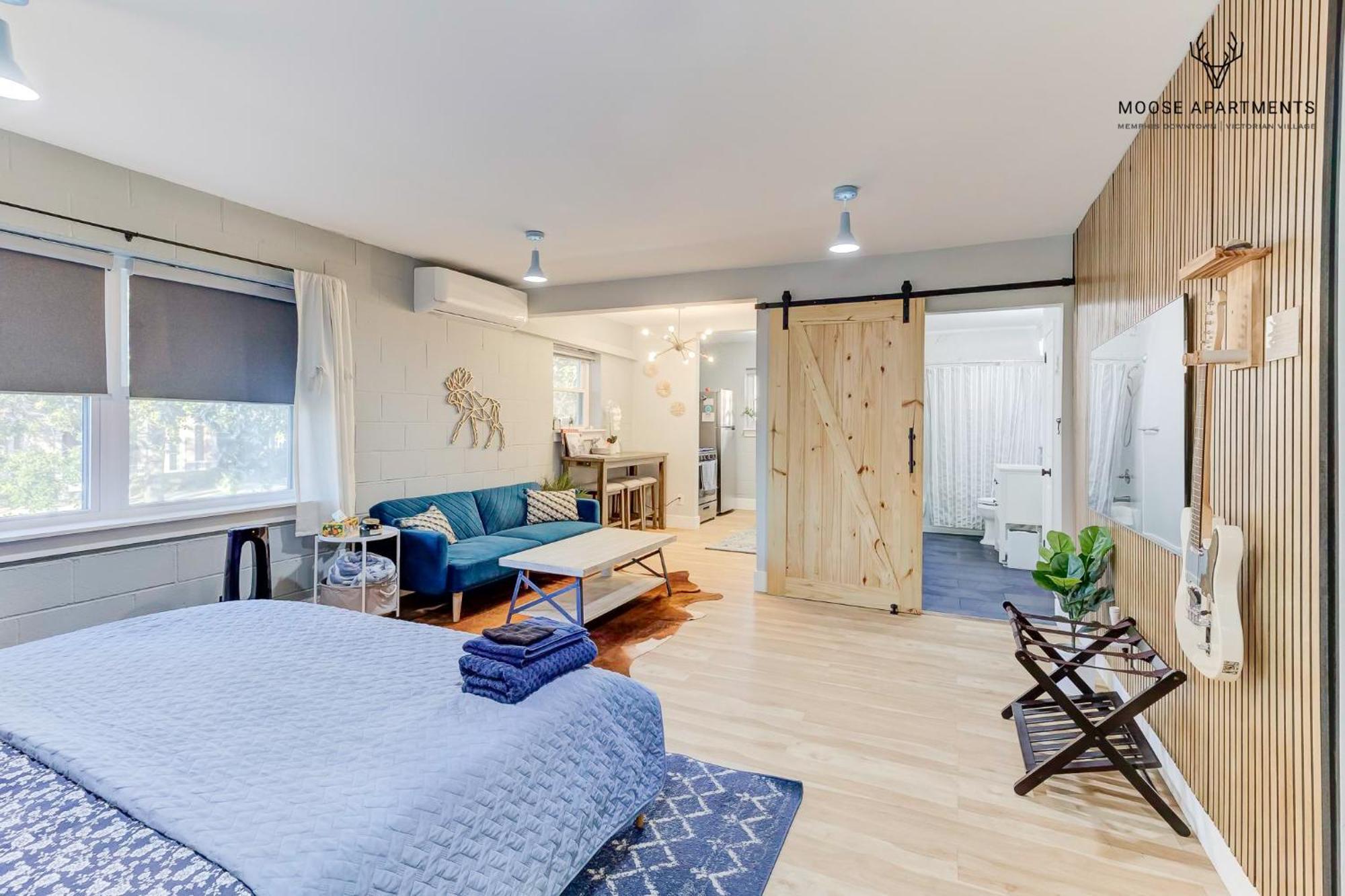 ממפיס The Moose #7 - Instaworthy Studio With Amazing Views, Free Parking & Heated King Bed מראה חיצוני תמונה