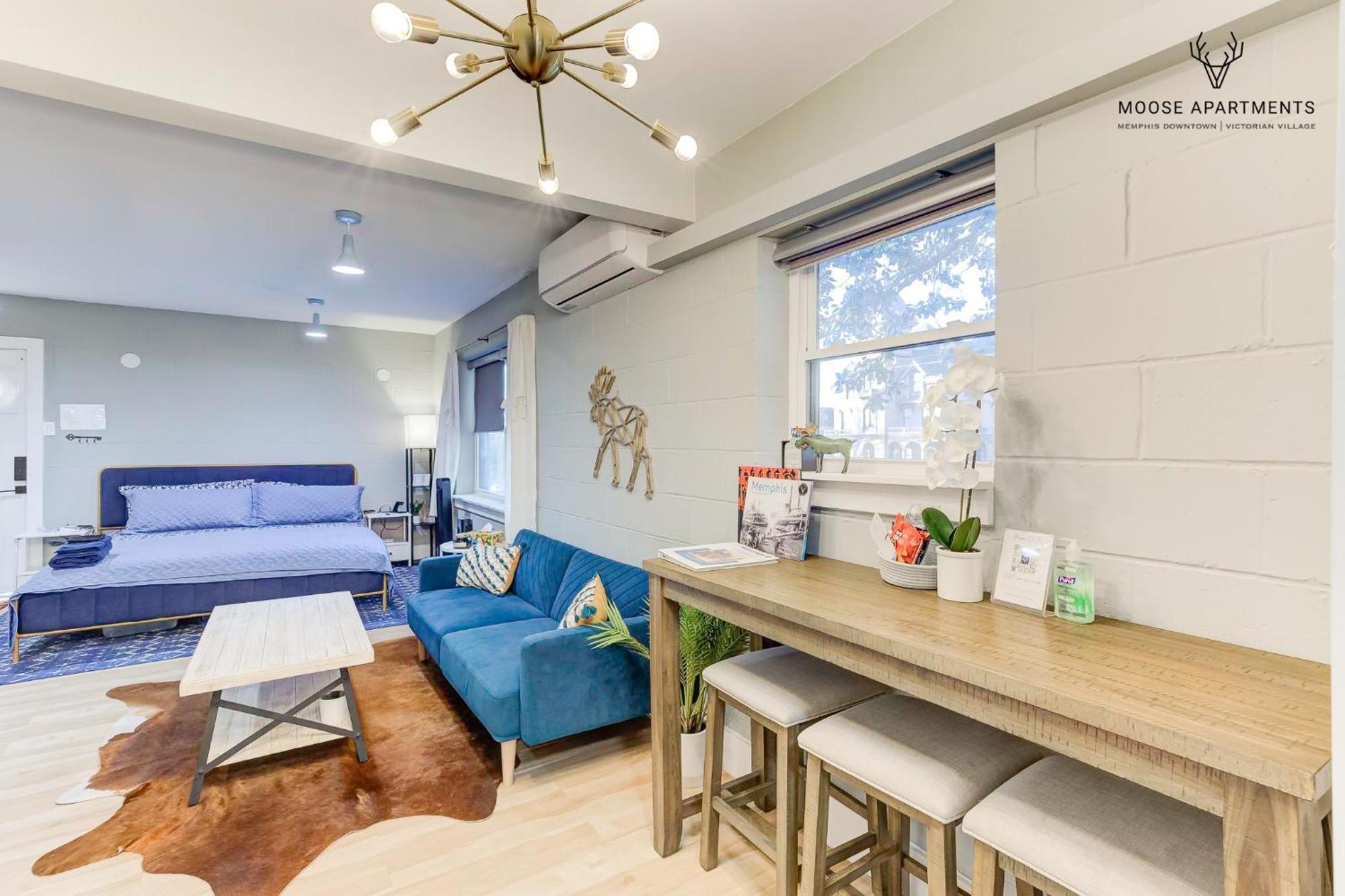 ממפיס The Moose #7 - Instaworthy Studio With Amazing Views, Free Parking & Heated King Bed מראה חיצוני תמונה